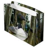 Grand Sac Cadeau Loon sauvage (Dos Angle)