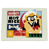 Grand Sac Cadeau LOONEY TUNES™ TAZ™ Naughty Not Nice (Devant)