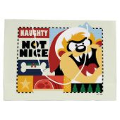 Grand Sac Cadeau LOONEY TUNES™ TAZ™ Naughty Not Nice (Dos)
