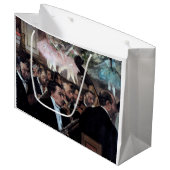 Grand Sac Cadeau L'Orchestre à l'Opéra, Edgar Degas (Devant Angle)