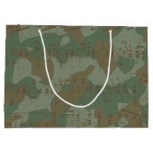 Grand Sac Cadeau L'orignal au Camouflage (Dos)