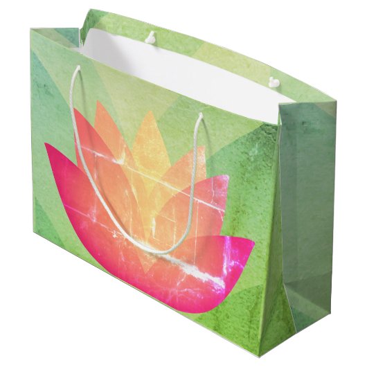 Grand Sac Cadeau Lotus Flower (Dos Angle)