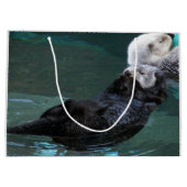 Grand Sac Cadeau Loutres de mer de bain photo (Dos)