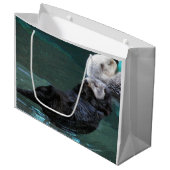 Grand Sac Cadeau Loutres de mer de bain photo (Devant Angle)