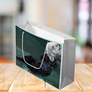 Grand Sac Cadeau Loutres de mer de bain photo