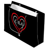 Grand Sac Cadeau Love CNA (Devant Angle)