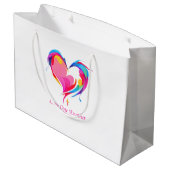 Grand Sac Cadeau Love One Another Bible Verse John 1334 (Dos Angle)