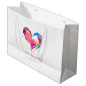 Grand Sac Cadeau Love One Another Bible Verse John 1334 (Devant Angle)