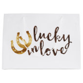 Grand Sac Cadeau Lucky in Love Horseshoe (Devant)