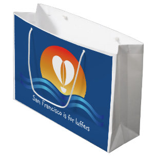 Grand Sac Cadeau Luffers Sunset_heart en forme de voiles_San Franci