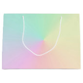Grand Sac Cadeau Lumière Ombre Arc-en-ciel Pastel esthétique (Devant)