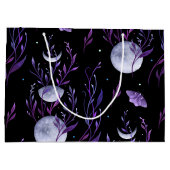 Grand Sac Cadeau Lune et mauve (Dos)