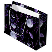 Grand Sac Cadeau Lune et mauve (Devant Angle)