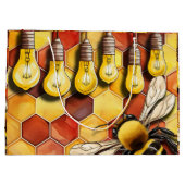 Grand Sac Cadeau Luneypeb Bee et Garden String Lights (Dos)