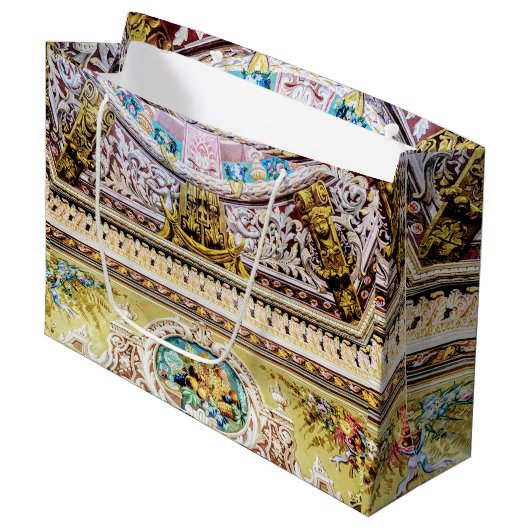 Grand Sac Cadeau Luxueuse déesse d'or rose de Harvest (Devant Angle)