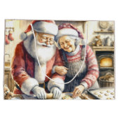 Grand Sac Cadeau M. et Mme Clause Jolie Noël (Dos)