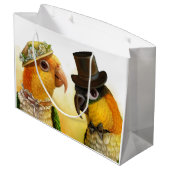 Grand Sac Cadeau M. & Mme Caique (Dos Angle)