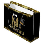 Grand Sac Cadeau M. Onederful Boys Premier anniversaire (Devant Angle)
