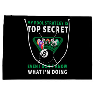 Grand Sac Cadeau Ma Stratégie De Pool Est Même