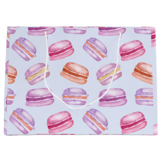 Grand Sac Cadeau Macarons de la brise océane