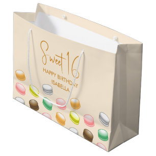 Grand Sac Cadeau Macarons Sweet 16