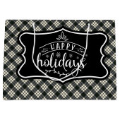 Grand Sac Cadeau MacFarlane Modern  Scottish Tartan Christmas (Devant)