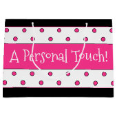 Grand Sac Cadeau Magasin de papier super doux (Devant)