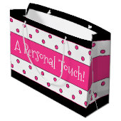 Grand Sac Cadeau Magasin de papier super doux (Dos Angle)