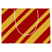 Grand Sac Cadeau Mage Rouge et Or (Devant)