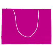 Grand Sac Cadeau Magenta Clair Uni (Dos)