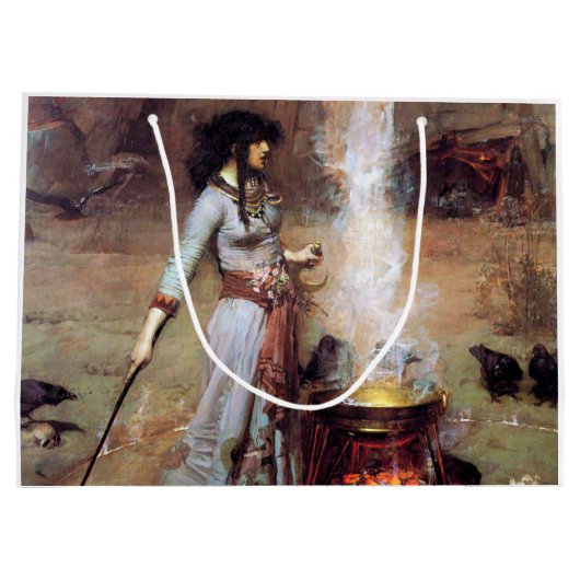 Grand Sac Cadeau Magic Circle John William Waterhouse (Dos)