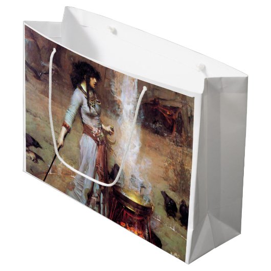 Grand Sac Cadeau Magic Circle John William Waterhouse (Devant Angle)