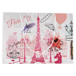 Grand Sac Cadeau Magie de Paris