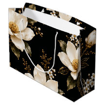 Magnifique papier floral aux magnolias sans coutur