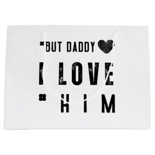 Grand Sac Cadeau Mais Papa, Je L'Aime