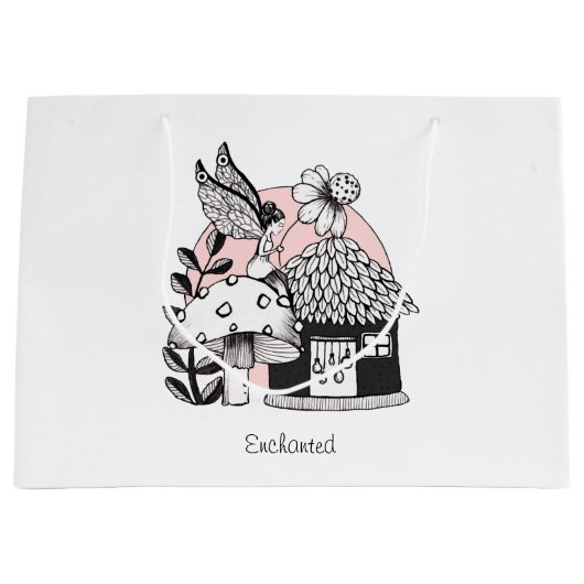 Grand Sac Cadeau Maison de Fairy et Fairy (Devant)