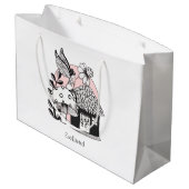 Grand Sac Cadeau Maison de Fairy et Fairy (Dos Angle)