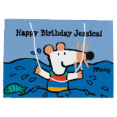 Grand Sac Cadeau Maisy va nager l'anniversaire (Dos)