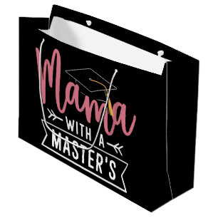 Grand Sac Cadeau Mama diplômée d'un master MBA Diplômation master