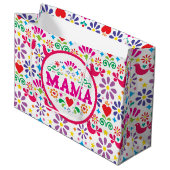 Grand Sac Cadeau Mama scandinave (Devant Angle)