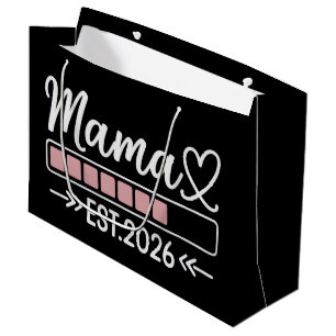 Grand Sac Cadeau Maman est. 2026 Annonce de grossesse Maman