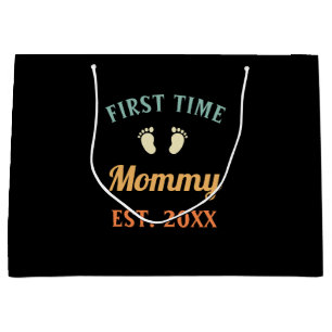 Grand Sac Cadeau Maman pour la première fois Maternité Fête des mèr