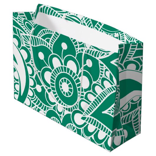 Grand Sac Cadeau Mandala 48 de luxe (Dos Angle)