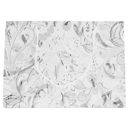 Grand Sac Cadeau Mandala 4 Abstrait (Devant)