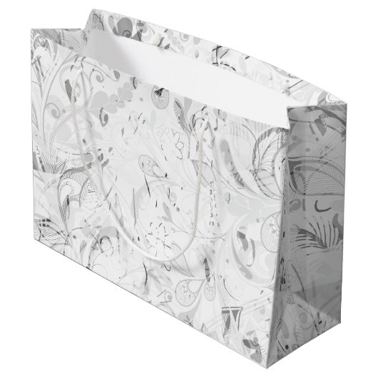 Grand Sac Cadeau Mandala 4 Abstrait (Dos Angle)