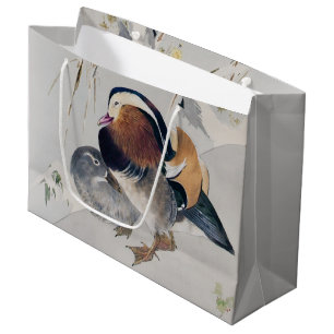 Grand Sac Cadeau Mandarin Duck Couple, Watanabe Seitei