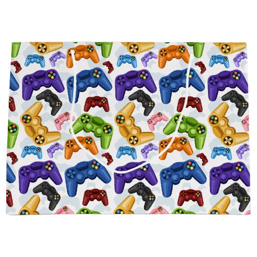 Grand Sac Cadeau Manettes de jeu (Devant)