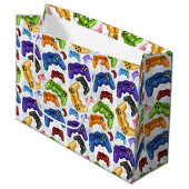 Grand Sac Cadeau Manettes de jeu (Devant Angle)