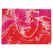 Grand Sac Cadeau Marbre rouge merry (Dos)