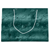 Grand Sac Cadeau Marbre vert émeraude (Devant)